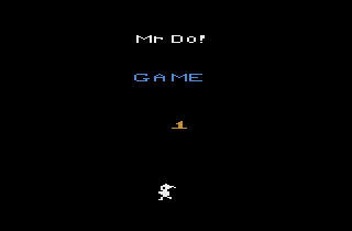 Screenshot Thumbnail / Media File 1 for Mr. Do! (1983) (Coleco, Ed English) (2656)