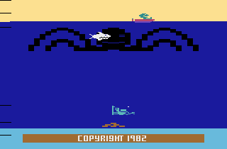 Screenshot Thumbnail / Media File 1 for Name This Game (Octopussy) (1982) (U.S. Games Corporation, Roger Booth, Sylvia Day, Ron Dubren, Todd Marshall, Wes Trager, Henry Will) (VC1007)