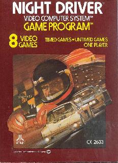 Screenshot Thumbnail / Media File 1 for Night Driver (Paddle) (1980) (Atari, Rob Fulop - Sears) (CX2633 - 49-75119)