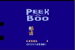 Screenshot Thumbnail / Media File 1 for Peek-A-Boo (Dr. Salk) (Kid's Controller) (1984) (Atari, Dr. Lee Salk) (CX26137) (Prototype)