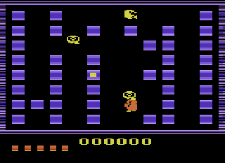 Screenshot Thumbnail / Media File 1 for Pengo (1984) (Atari, Andrew Fuchs, Courtney Granner, Jeffrey Gusman, Mark R. Hahn) (CX2690)