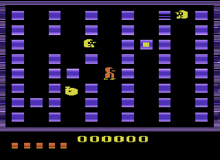 Screenshot Thumbnail / Media File 1 for Pengo (1984) (Atari, Andrew Fuchs, Courtney Granner, Jeffrey Gusman, Mark R. Hahn) (CX2690)