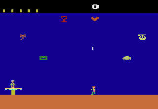 Screenshot Thumbnail / Media File 1 for Pick Up (1983) (20th Century Fox Video Games, Mark Klein) (11034) (Prototype)