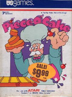 Screenshot Thumbnail / Media File 1 for Piece o' Cake (Bakery) (Paddle) (1982) (U.S. Games Corporation) (VC2005)