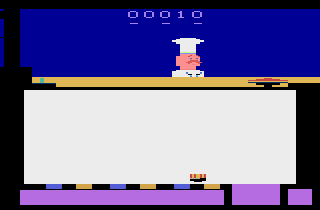 Screenshot Thumbnail / Media File 1 for Piece o' Cake (Bakery) (Paddle) (1982) (U.S. Games Corporation) (VC2005)