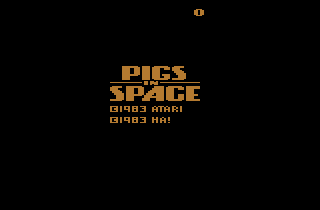 Screenshot Thumbnail / Media File 1 for Pigs in Space - Starring Miss Piggy (1983) (Atari, Bill Aspromonte, John Russell, Michael Sierchio, Robert Zdybel) (CX26114)