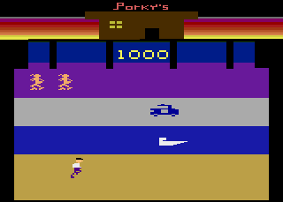 Screenshot Thumbnail / Media File 1 for Porky's (1983) (20th Century Fox Video Games - Lazer Micro Systems - Dunhill Electronic Media Corp., B. Winston Hendrickson, Randy Hyde, Mark V. Rhoads, John Simonds) (11013)