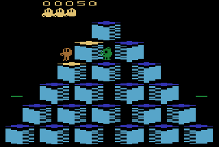 Screenshot Thumbnail / Media File 1 for Q-bert (1983) (Parker Brothers, Dave Hampton, Tom Sloper) (PB5360)