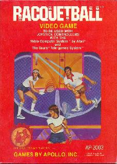 Screenshot Thumbnail / Media File 1 for Racquetball (1981) (Apollo - Games by Apollo, Ed Salvo, Byron Parks) (AP-2003)