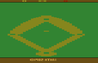 Screenshot Thumbnail / Media File 1 for RealSports Baseball (Foxbat) (1982) (Atari, Eric Manghise, Joseph Tung) (CX2640)