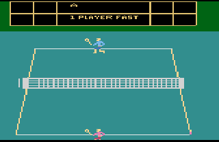 Screenshot Thumbnail / Media File 1 for RealSports Tennis (1983) (Atari - GCC) (CX2680)