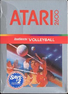 Screenshot Thumbnail / Media File 1 for RealSports Volleyball (1982) (Atari, Jim Huether, Alan J. Murphy, Robert C. Polaro) (CX2666)