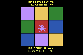 Screenshot Thumbnail / Media File 1 for Rubik's Cube 3-D (1982) (Atari, Peter C. Niday) (Prototype)