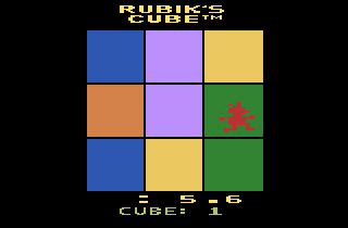 Screenshot Thumbnail / Media File 1 for Rubik's Cube 3-D (1982) (Atari, Peter C. Niday) (Prototype)