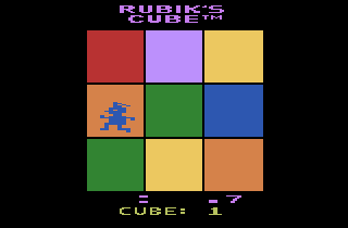 Screenshot Thumbnail / Media File 1 for Rubik's Cube 3-D (1982) (Atari, Peter C. Niday) (Prototype)