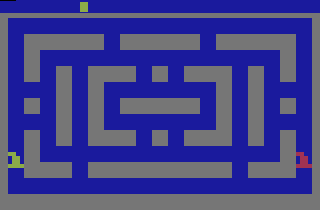 Screenshot Thumbnail / Media File 1 for Slot Racers - Maze (1978) (Atari, Warren Robinett - Sears) (CX2606 - 6-99825, 49-75112)