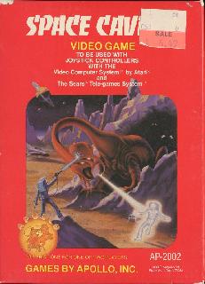 Screenshot Thumbnail / Media File 1 for Space Cavern - Les guerriers de l'espace (1981) (Apollo - Games by Apollo, Dan Oliver - RCA Video Jeux) (AP-2002) (PAL)