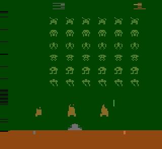 Screenshot Thumbnail / Media File 1 for Space Invaders (1980) (Atari, Richard Maurer - Sears) (CX2632 - 49-75153)
