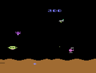 Screenshot Thumbnail / Media File 1 for Space Jockey (1982) (U.S. Games Corporation, Garry Kitchen - Vidtec) (VC1001)