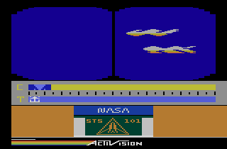 Screenshot Thumbnail / Media File 1 for Space Shuttle - A Journey Into Space (1983) (Activision, Steve 'Jessica' Kitchen) (AZ-033, AZ-033-04)