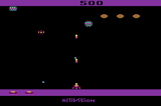 Screenshot Thumbnail / Media File 1 for Spider Fighter (1982) (Activision, Larry Miller) (AX-021)