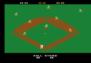 Screenshot Thumbnail / Media File 1 for Super Baseball (1988) (Atari, Joseph Tung) (CX26152)
