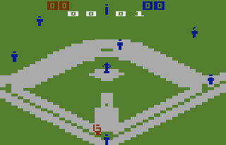 Screenshot Thumbnail / Media File 1 for Super Challenge Baseball - Baseball (Big League Baseball) (1982) (M Network, David Rolfe - INTV) (MT5665)
