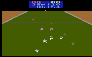 Screenshot Thumbnail / Media File 1 for Super Football (1988) (Atari, Douglas Neubauer) (CX26154)