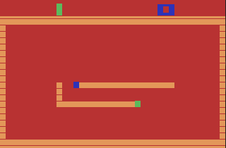 Screenshot Thumbnail / Media File 1 for Surround - Chase (Blockade) (1977) (Atari, Alan Miller - Sears) (CX2641 - 99807, 49-75105)