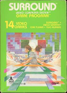 Screenshot Thumbnail / Media File 1 for Surround - Chase (Blockade) (1977) (Atari, Alan Miller - Sears) (CX2641 - 99807, 49-75105)
