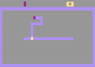 Screenshot Thumbnail / Media File 1 for Surround - Chase (Blockade) (1977) (Atari, Alan Miller - Sears) (CX2641 - 99807, 49-75105)