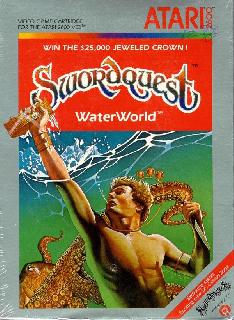 Screenshot Thumbnail / Media File 1 for Swordquest - WaterWorld (1983) (Atari, Tod Frye) (CX2671)