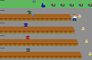 Screenshot Thumbnail / Media File 1 for Tapper (1984) (Sega - Bally Midway - Beck-Tech) (010-01)