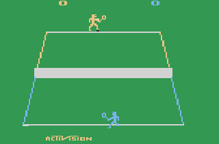 Screenshot Thumbnail / Media File 1 for Tennis - Le Tennis (1981) (Activision, Alan Miller) (AG-007, CAG-007)