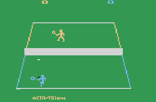 Screenshot Thumbnail / Media File 1 for Tennis - Le Tennis (1981) (Activision, Alan Miller) (AG-007, CAG-007)