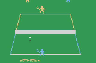 Screenshot Thumbnail / Media File 1 for Tennis - Le Tennis (1981) (Activision, Alan Miller) (AG-007, CAG-007)