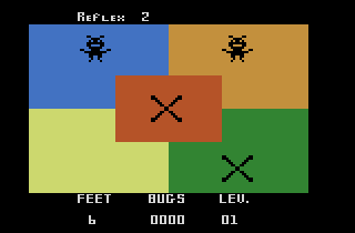 Screenshot Thumbnail / Media File 1 for Video Reflex (Foot Craz) (1983) (Exus)