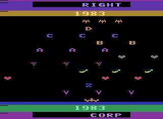 Screenshot Thumbnail / Media File 1 for Words-Attack (1983) (Sancho - Tang's Electronic Co.) (Prototype) (PAL)
