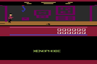 Screenshot Thumbnail / Media File 1 for Xenophobe (1990) (Atari) (CX26172)