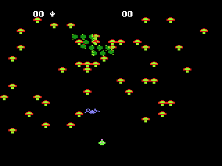 Screenshot Thumbnail / Media File 1 for Centipede (1982) (Atari)