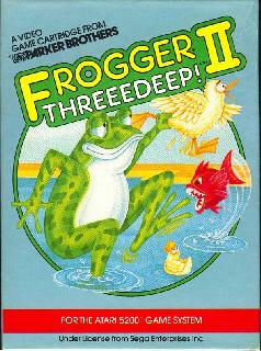 Screenshot Thumbnail / Media File 1 for Frogger 2 - Threedeep! (1984) (Parker Bros)