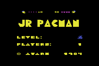 Screenshot Thumbnail / Media File 1 for Jr Pac - Man (1984) Atari