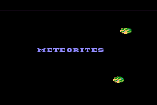 Screenshot Thumbnail / Media File 1 for Meteorites (1983) (Electra Concepts)