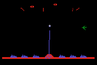 Screenshot Thumbnail / Media File 1 for Missile Command (1983) (Atari)