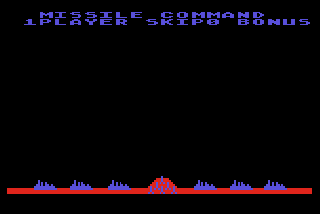 Screenshot Thumbnail / Media File 1 for Missile Command (1983) (Atari)