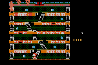 Screenshot Thumbnail / Media File 1 for Mr. Do's Castle (1984) (Parker Bros)