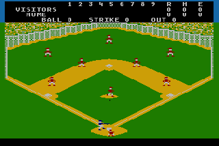 Screenshot Thumbnail / Media File 1 for Realsports Baseball (1983) (Atari)