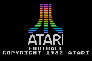 Screenshot Thumbnail / Media File 1 for Realsports Football (1982) (Atari)
