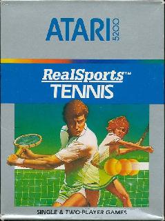 Screenshot Thumbnail / Media File 1 for Realsports Tennis (1982) (Atari)