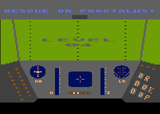 Screenshot Thumbnail / Media File 1 for Rescue on Fractalus (1984) (Atari-Lucasfilm Games)